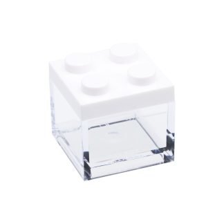Set da 24 scatoline mattoncino - Bianco