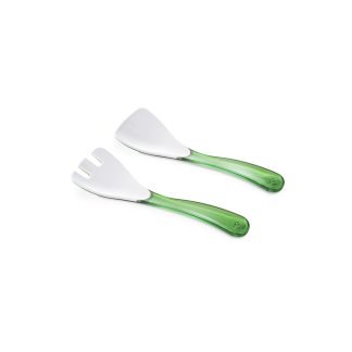 Posate da insalata 21,5 cm Square - Verde prato