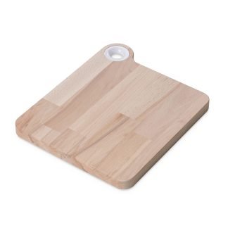 Tagliere 28,5 cm Woody - Bianco