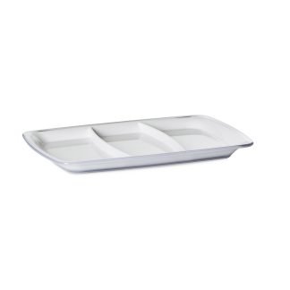 Antipastiera 28 cm Square - Bianco