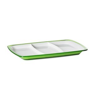 Antipastiera 28 cm Square - Verde prato