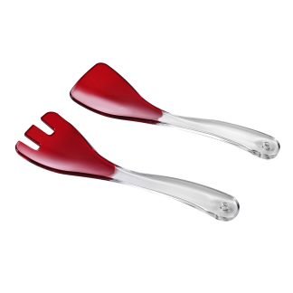 Posate da insalata 21,5 cm Diamond - Rosso Rubino