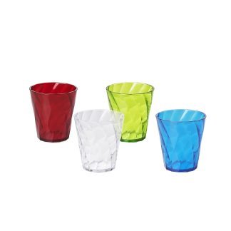Set 4 bicchieri acqua 35 cl - Multicolore