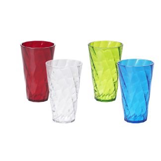Set 4 bicchieri bibita 50 cl - Multicolore