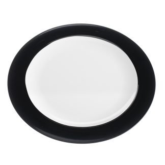 Piatto piano 28,5 cm Eat Pop - Nero