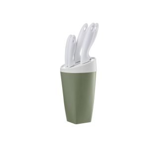 Ceppo portacoltelli Eat Pop - Verde salvia
