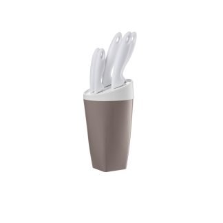 Ceppo portacoltelli Eat Pop - Tortora