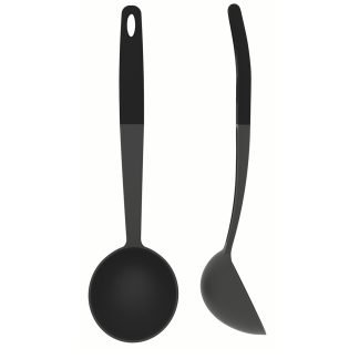 Mestolo da brodo 33 cm Eat Pop - Nero