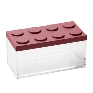 Contenitore modulare medio 1,5 l Brickstore - Rosso mattone