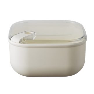 Contenitore con coperchio ermetico grande 2 l Pull Box - Avorio