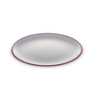 Piatto dessert 20 cm antibatterico Sanaliving - Fucsia