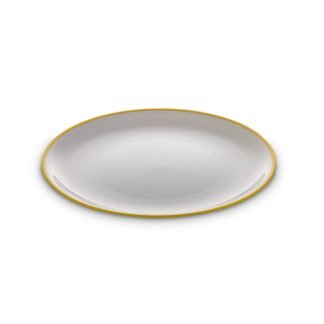 Piatto dessert 20 cm antibatterico Sanaliving - Giallo