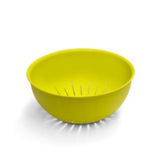 Scolapasta 24,5 cm antibatterico Sanaliving - Verde acido