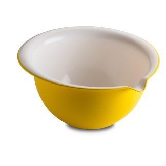 Ciotola mescolatrice grande 3 l antibatterica Sanaliving - Giallo