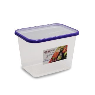 Contenitore con coperchio antibatterico grande 2,1 l Sanaliving - Viola