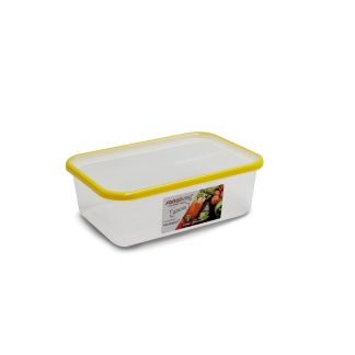 Contenitore con coperchio antibatterico grande 2 l Sanaliving - Giallo