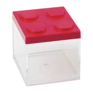 Barattolo mattoncino piccolo rosso
